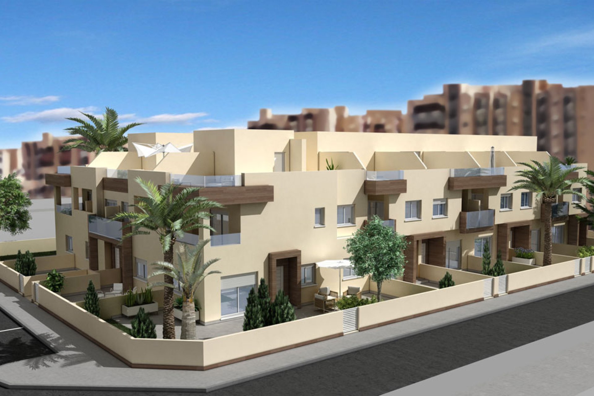 Nybyggeri - Rækkehus -
La Manga del Mar Menor