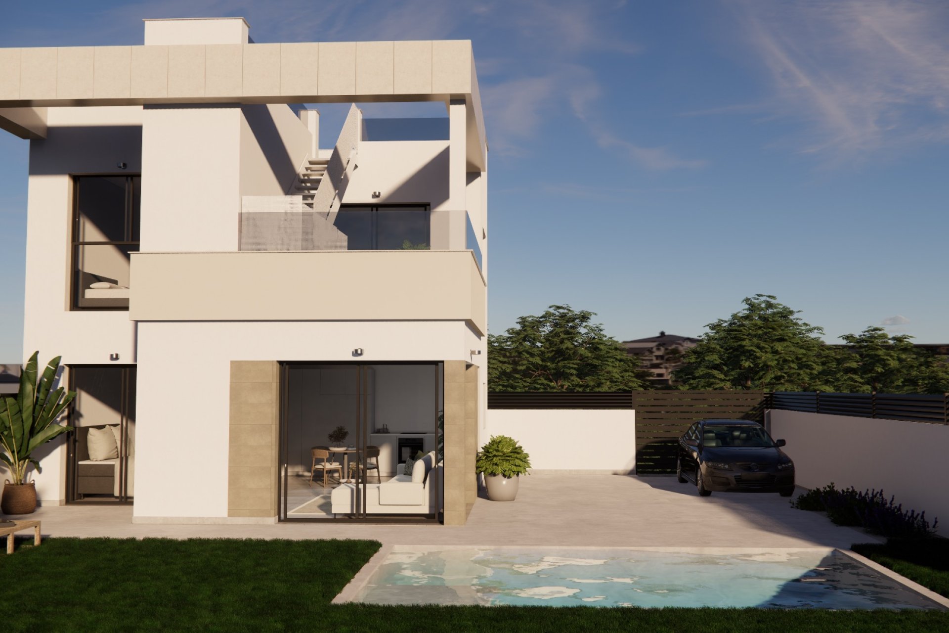 Nybyggeri - Rækkehus -
Orihuela Costa