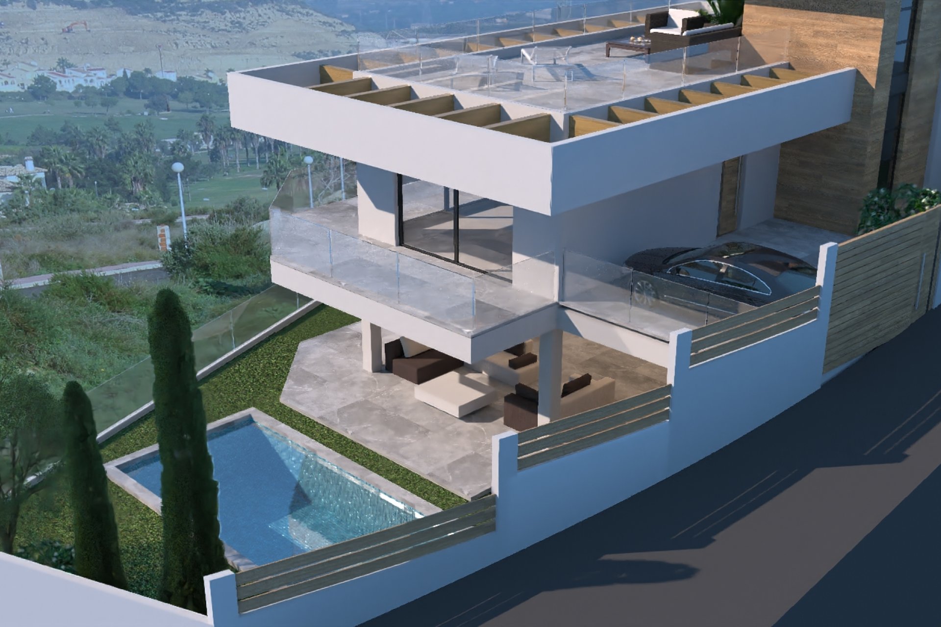 Obra nueva - Adosado -
Ciudad Quesada