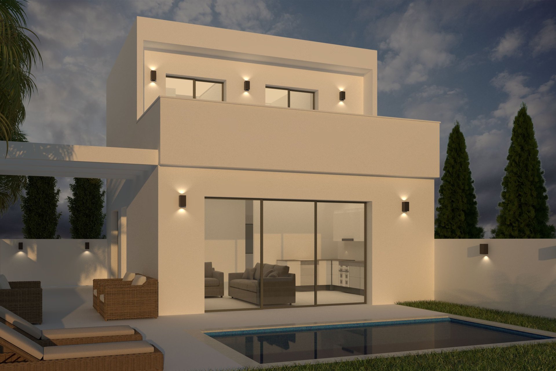 Obra nueva - Adosado -
Orihuela Costa