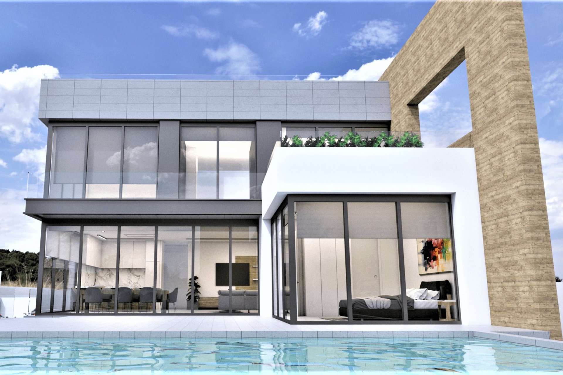 Obra nueva - Villa -
Orihuela Costa