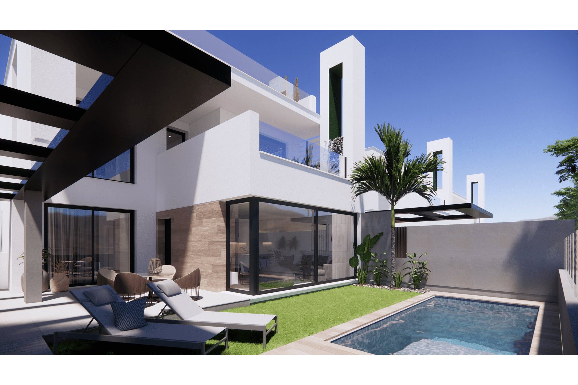 Obra nueva - Villa -
Torre-Pacheco