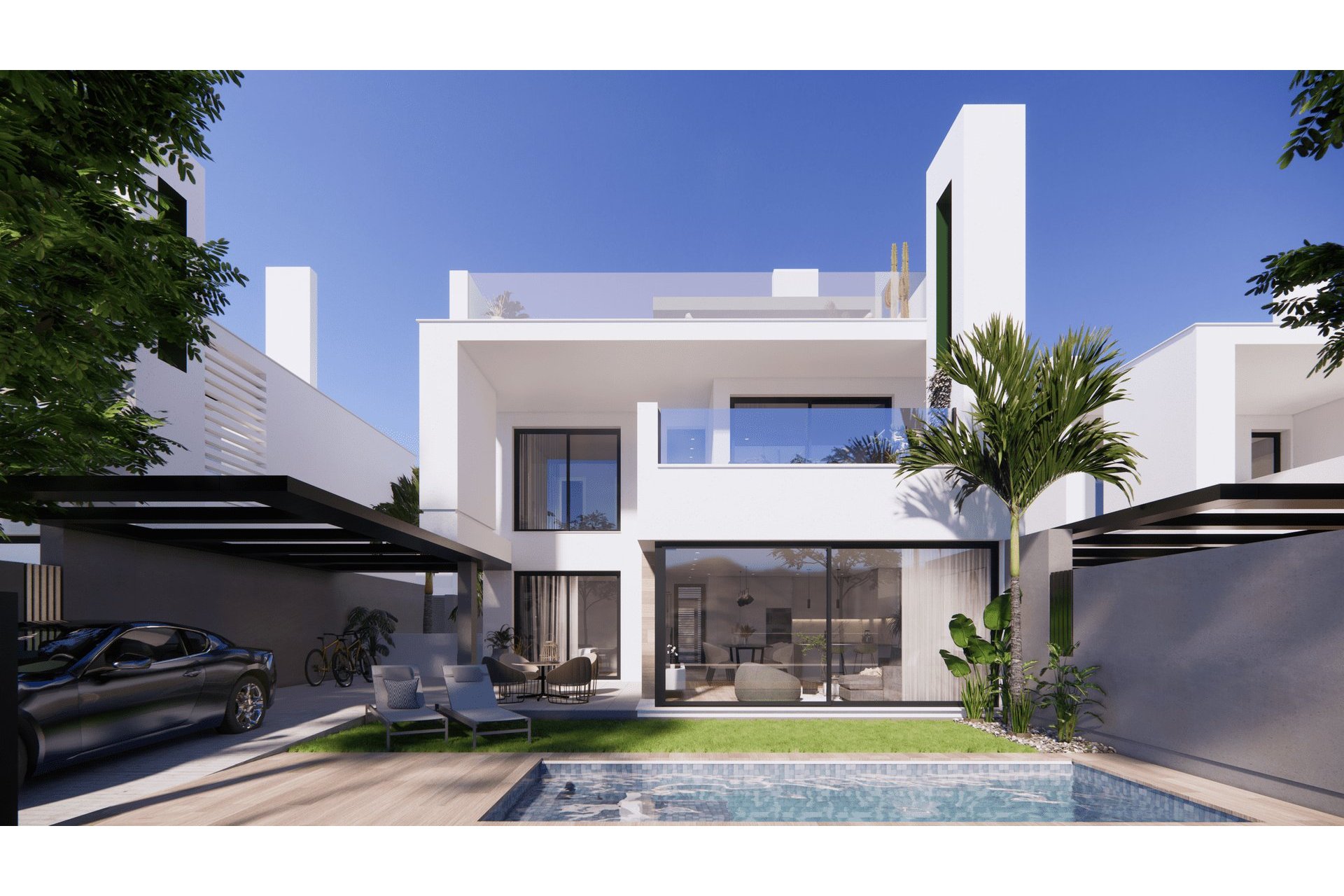 Obra nueva - Villa -
Torre-Pacheco