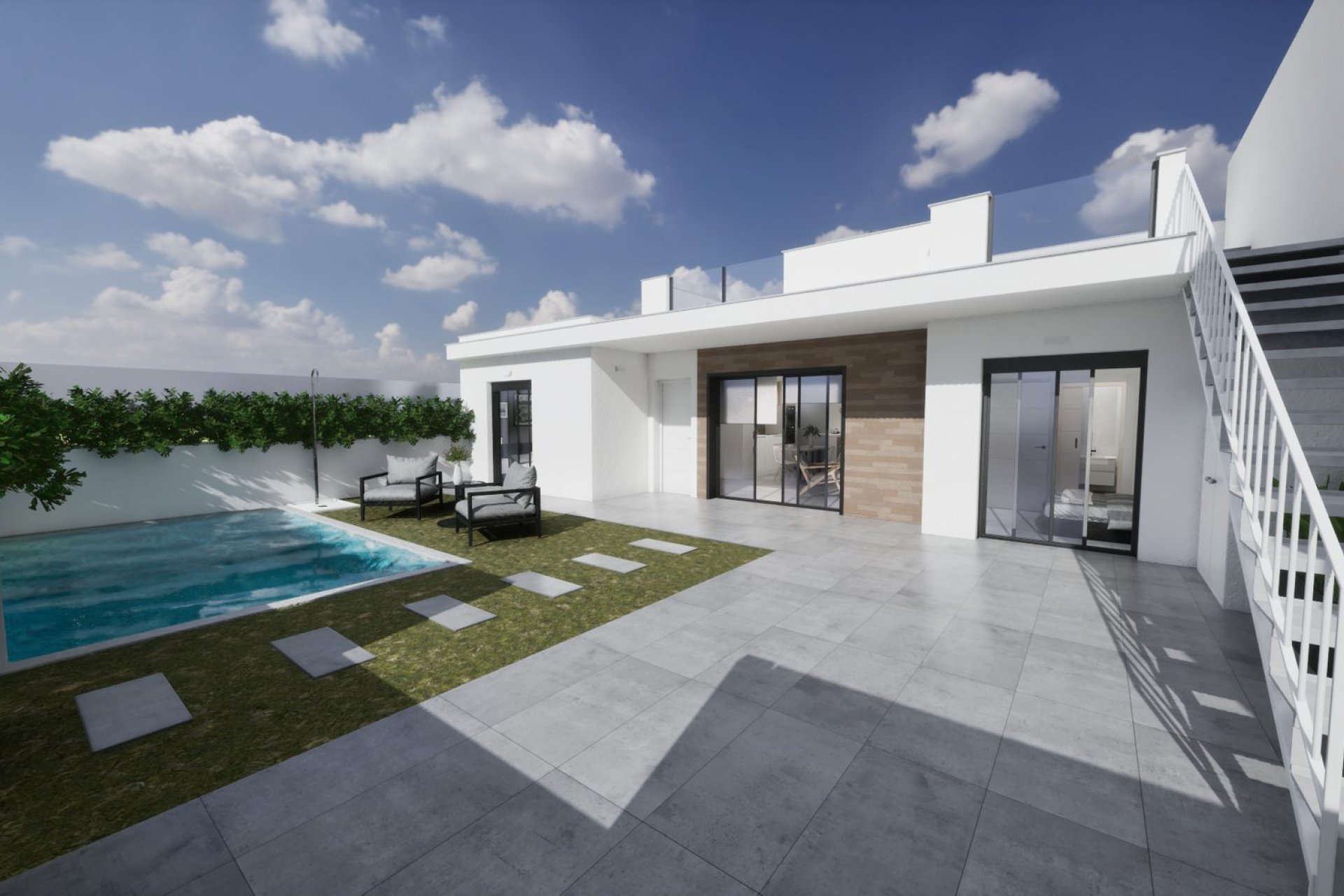 Obra nueva - Villa -
Torre-Pacheco