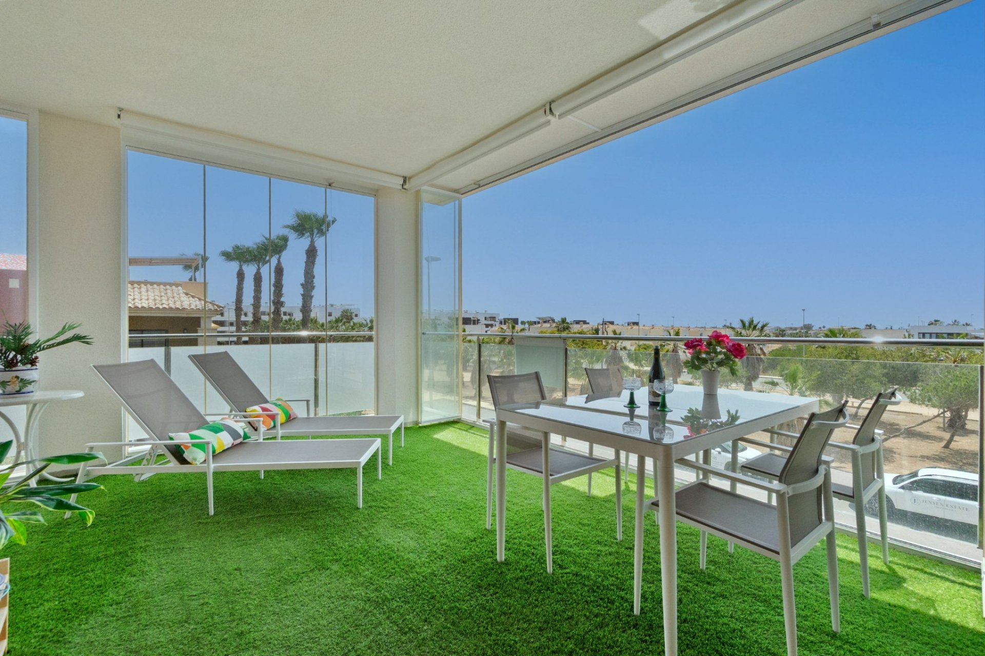 Terrace - Apartment with 3 bedrooms in Lomas de Cabo Roig