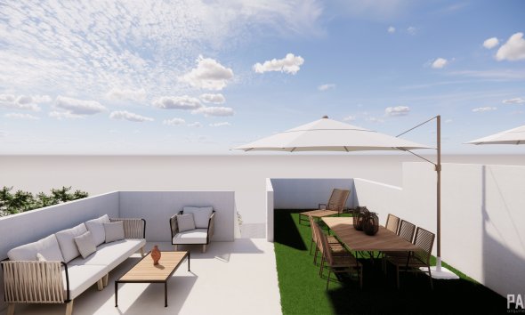 Obra nueva - Adosado -
Pilar de la Horadada